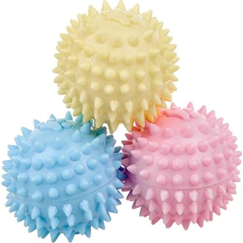Hedgehog Ball Interactive Dog Toy Chew Molar Cleaning Teeth Puppy Bite Resistant Toys For Cat Training Playing For Small Dogs