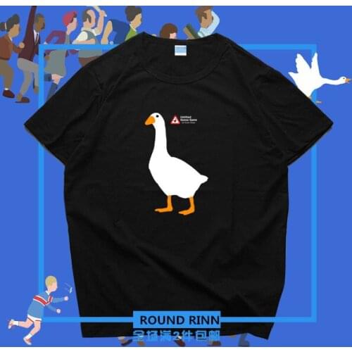 Untitled Goose Honk Game Top Tee Shirt Soft Printed Short Sleeve Cotton T-shirt