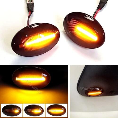 Side Marker Light Dynamic LED Turn Signal Flashing Indicat For Ford Fiesta III IV MK3 MK4 KA Mondeo MK1 Transit Tourneo MK6 MK7