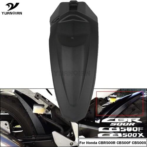 Rear Wheel Fender For Honda CBR500R CB500F CB500X 2013-2021 2014 15 Rear Tire Cover Hugger Mudguard Mud Splash Guard Motor Parts