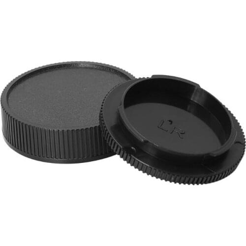 Camera Body Cover Rear Lens Cap Protection Dustproof Plastic Replacement for Leica R Mount LR