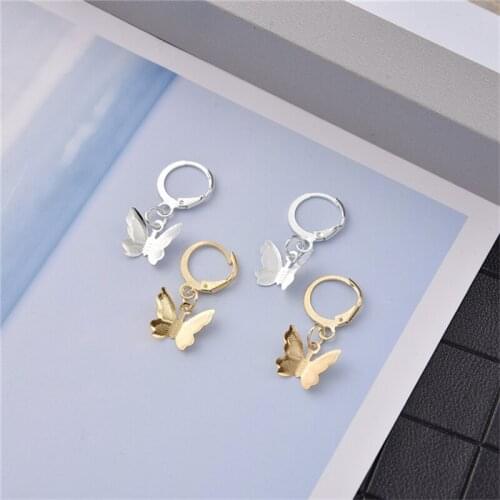 KSRA 2020 New Trendy Simple Butterfly Earrings Women Fashion Earrings Jewelry