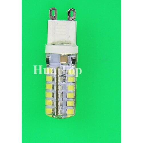 5pcs lampada G9 Led 9w Corn Lamp AC 220V Crystal Silicone Candle 48 Leds 2835 Replace 25w Halogen Lamps Christmas Light Bulb