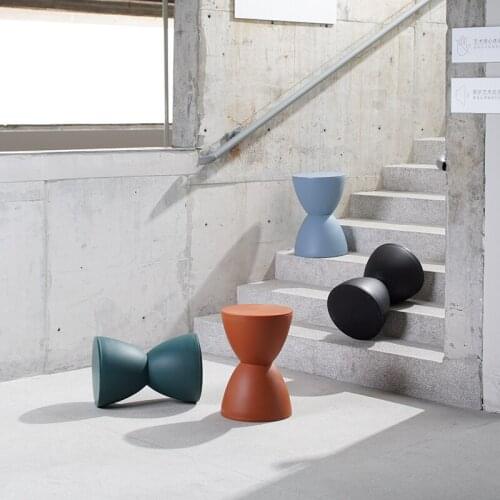 Multicolor Schoen kruk creatieve mode kruk plastic persoonlijkheid woonkamer schoen bench