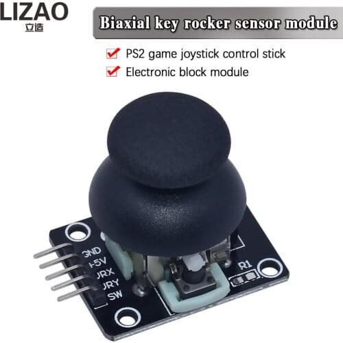 Higher Quality Dual-axis XY Joystick Module PS2 Joystick Control Lever Sensor For Arduino KY-023