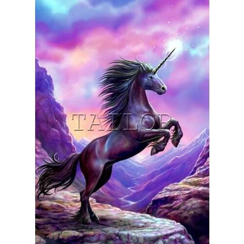 5d diamond painting kit set complet cuadros full square mosaic embroidery Cross stitch dirll drawing landscape horse unicorn art