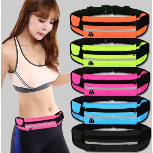 Waist Bag Belt Bag Running Waist Bag Sports Portable Gym Bag Hold Water Cycling Phone Bag Waterproof Women Running Belt