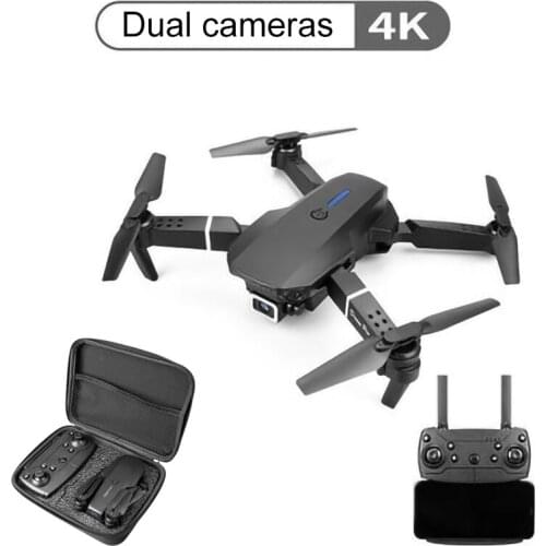 RC Drone 4K HD Camera WiFi Fpv Dual cameras Wide Angle Camera Helicopter Take pictures and videos 360 degree roll toys gift boys