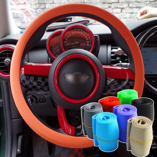 Universal Car Styling Silicone Steering Wheel Glove Cover Automobiles Steering interior Accessories