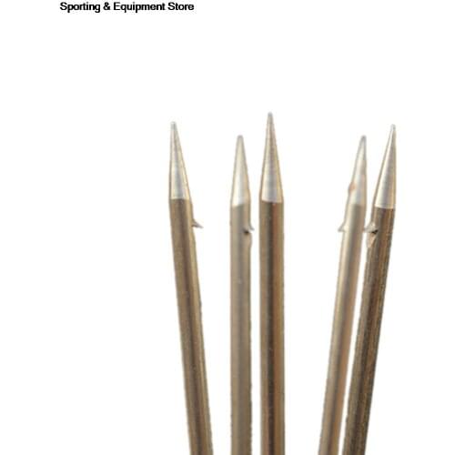 Stainless Steel 5 Prong Barbs Diving Harpoon Fish Spear Fork Fishing Ice Breaker Drill Fishing Tackle Box Accessory tool