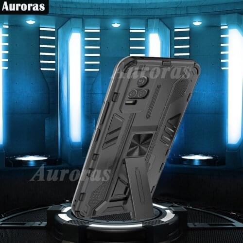 Auroras For VIVO V21E Case Magnetism Shockproof Armor Cover Holder Back Clip Case For vivo V21E Cover