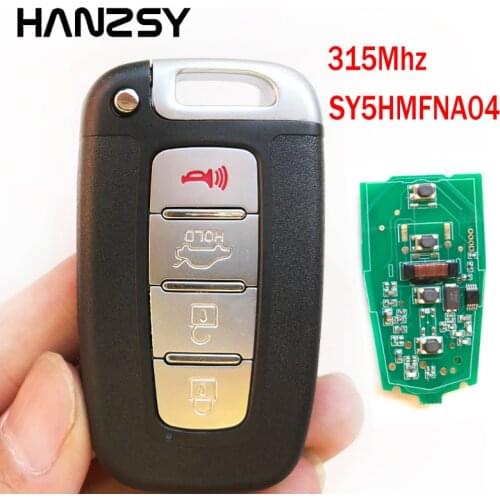4 Buttons Car Remote Key 315 Mhz For HYUNDAI SONATA GENESIS EQUUS VELOSTER 2009 2010 2011 2012 2013 2014 2015 with ID46 Chip