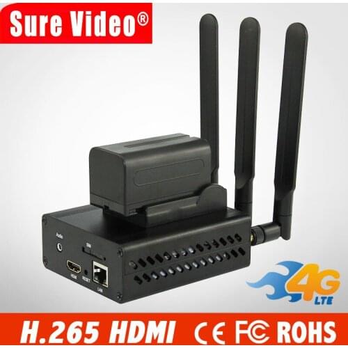 DHL Free Shipping HEVC H.265 HD Wireless WiFi 4G HDMI Encoder For IPTV, Live Stream Broadcast, HDMI Video Recording RTMP Server