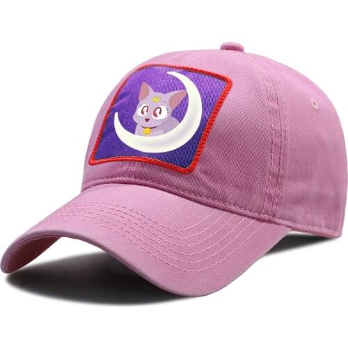 Sunscreen Summer Tactical Caps Outdoor Unisex Snapback Hat Sailor Moon Japan Anime Riding Cap Outdoor Cotton Sport Baseball Hats