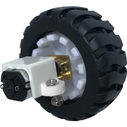 N20 Reducer Motor DC 3V 6V 12V Intelligent Car Wheels Dia 34mm 43mm Tires Electric Gear Motors 12 V Volt Speed 15rpm To 1000rpm