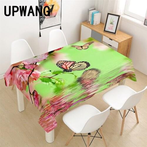 Butterfly Animal Tablecloth 3D Printed Table Cover Rectangular Tablecloth Wedding Birthday Party Kitchen Home Decor #HD13