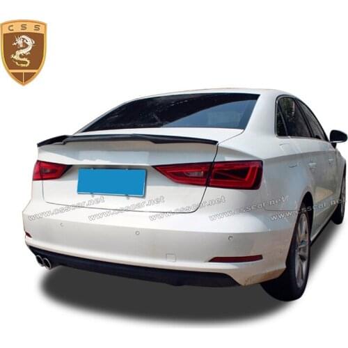 New Arrival Dry Carbon Fiber A3 Duck Tail Spoiler For Audi M4 Style