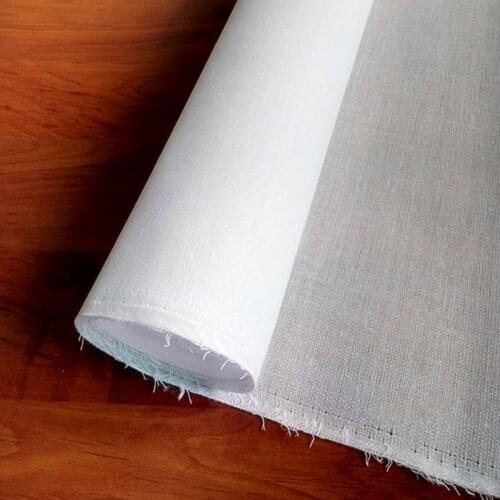 DIY Hats Bags Single Face Glue Woven Hardest Stiffness Interfacing Cloth-lined Interlining Fabric White