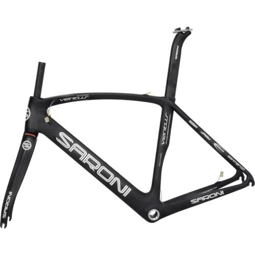 FM098 V2 Carbon road Frame Fork Seatpost 700X25C BSA Red Color Painting bicicleta