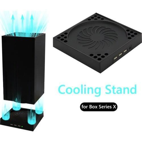 Game Console Cooling Fan Stand Holder Adjustable Stand Mount Bracket Holder Cooling Fan Dock Base for Xbox Series X