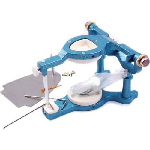 Silvery Alloy Articulators Adjustable Denture Magnetic Anatomic Articulator Tool