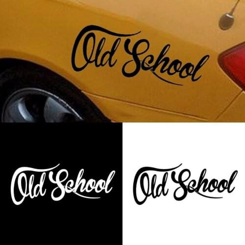 Old School Car Sticker Auto Euro Vinyl Oldstyle Vintage Vinyl Decals Waterproof