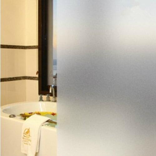 Static cling Top Security PVC Privacy Frosted Frost Home Bedroom Glass Window Film White Pure Scrub Glass Film 45/50/60/70cm