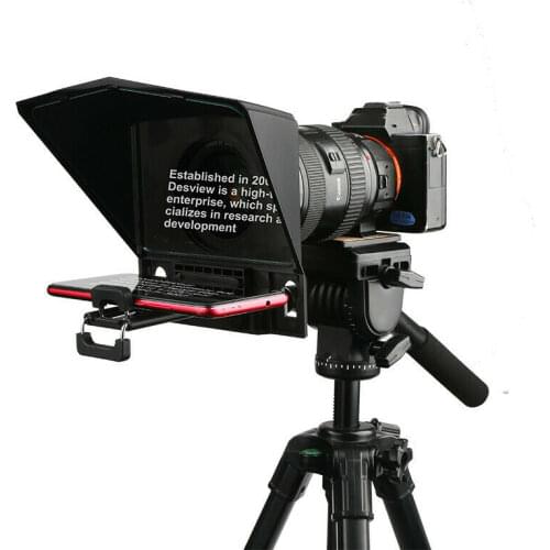 Bestview T2 Teleprompter Phone Tablet Camera Prompter for 8 inch Tablet iPad Phone Prompter Interview Speech DSLR Reader Tablet