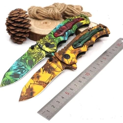 Tactical Knife Survival multi-function Folding Knife Hunting Outdoor Camping Hiking Pocket Knives self-defense tool EDC tools