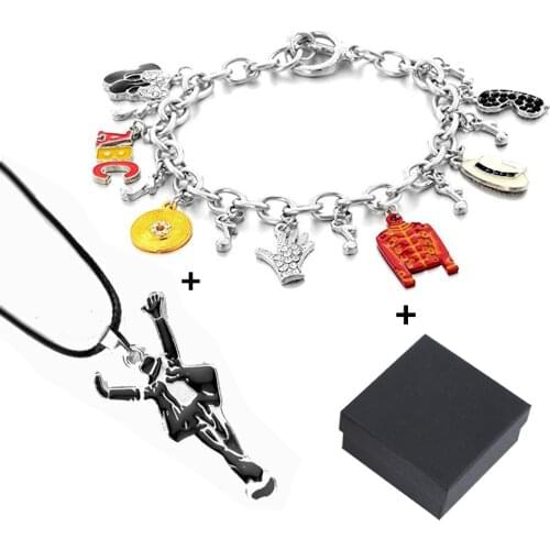 Michael Jackson Bracelet with Classic Michael Jackson Necklace for Michael Jackson Fans Memorial Collection