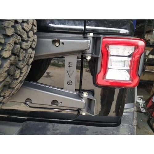 JL1102 spare tire bracket for Jeep Wrangler JL 2018+ 35-39 inch Spare Tire Carrier Tailgate Reinforcement System LANTSUN