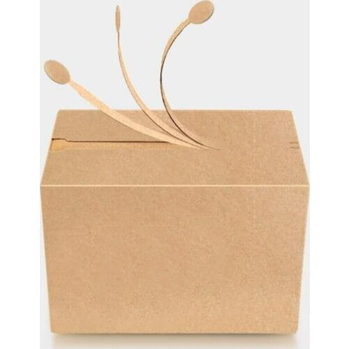 10pcs/lot Kraft Paper Box With Glue Easy Packing Mailing Shipping Boxes 91080101