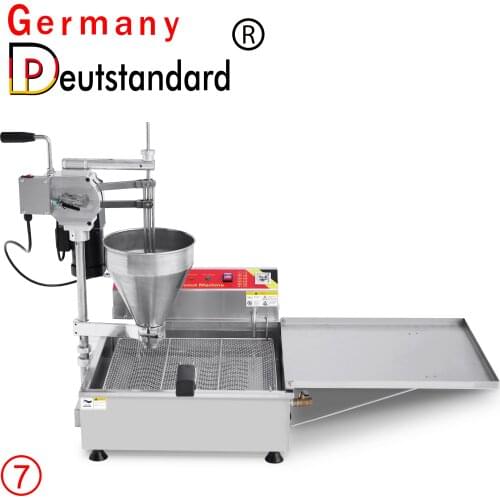 110V 220V Flower Round Ball Shape Three Kinds Of Moulds Professionnel Industrial Commercial Electric Donut Machine Frying Maker