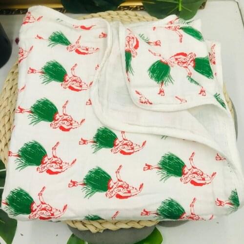 120*120 CM Ins Hot Four Layer 100% Cotton Muslin Baby Blanket For Newborn Swaddling Super Comfy Bedding Blankets Swaddle Wrap