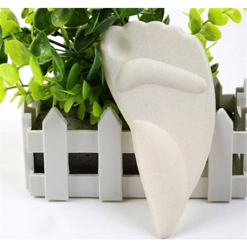 2 In 1 Lycra Support Forefoot Insoles Absorb Shock Massage Anti Skid Women High Heel Shoes Pad Protect Forefoot Correct Flatfoo