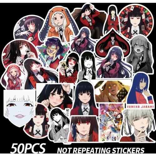 50PCS/Set Anime Cartoon Waterproof Sticker For Luggage Computer Guitar Skateboard Party Decoration DIY Stickers Toys Gift