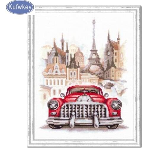 Full Square drill 5D DIY Diamond Painting red city car,Wall Decor,3d,Diamond Embroidery Cross Stitch,Mosaic,wall stickers,gifts