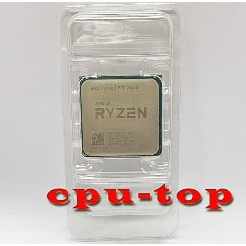 Free Shipping NEW AMD Ryzen 5 Pro 2400G R5 Pro 2400G 3.6 GHz Quad-Core Quad-Thread 65W CPU Processor YD240BC5M4MFB Socket AM4