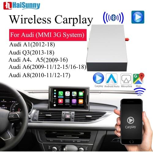 Wireless Car play Android Auto Support Multimedia Navigation Rear Camera Decoder CarPlay For Audi MMI Q3 Q5 A1 A3 A4 B8 A5 A6 c7