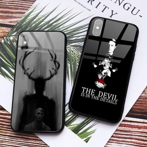 Graham hannibal mads mikkelsen Phone Case Tempered glass For iphone 6 6S 7 8 plus X XS XR 11 12 mini PRO MAX