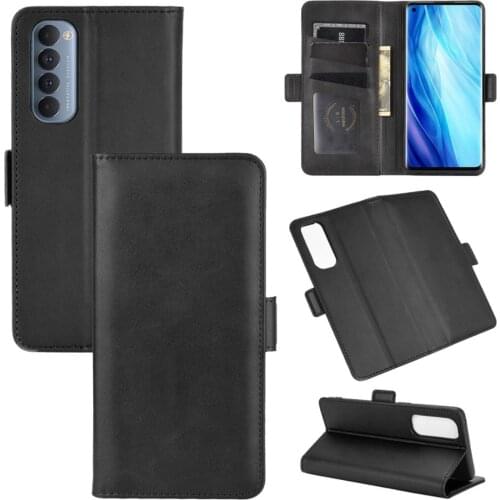 Case For OPPO Reno 4 Pro 4G Leather Wallet Flip Cover Vintage Magnet Phone Case For OPPO Reno 4 Pro 4G Coque