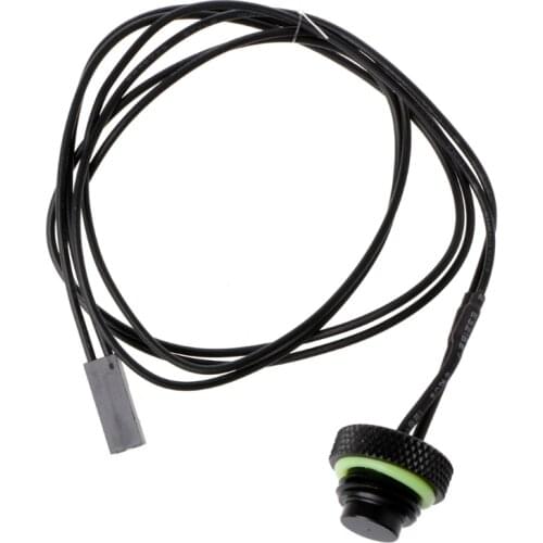 Water Cooling System 10K Temperature Sensor G1/4" Stop Fitting 2-Pin Plug Cable