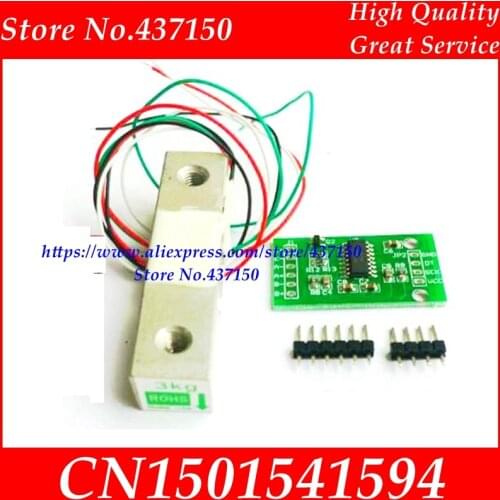 1kg, 2kg ,3kg ,5kg, 10kg 20kg weighing sensor load cell ,weight sensor and HX711 AD module small size