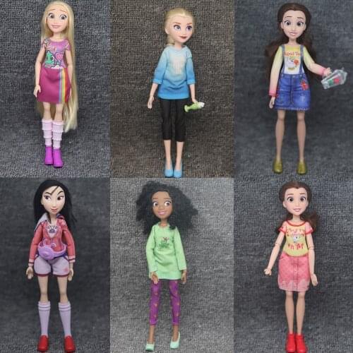 Disney Princess Ralph Breaks the Internet Movie Dolls Elsa Rapunzel Mulan Cinderella Belle Wreck It Ralph