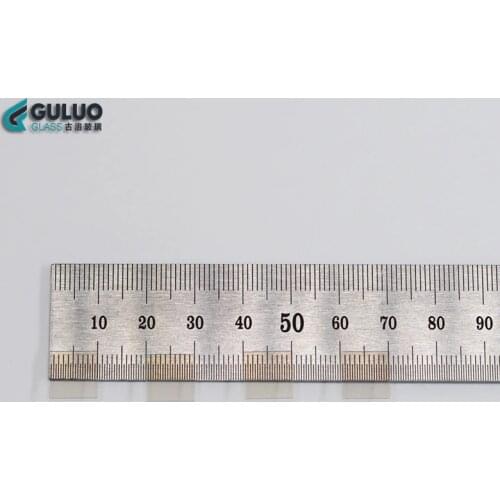 Double-sided Conductive Glass Indium Tin Oxide ITO Glass Coated Glass 10*10*1.1mm 7-10ohm/Sq 20Pcs/Customized