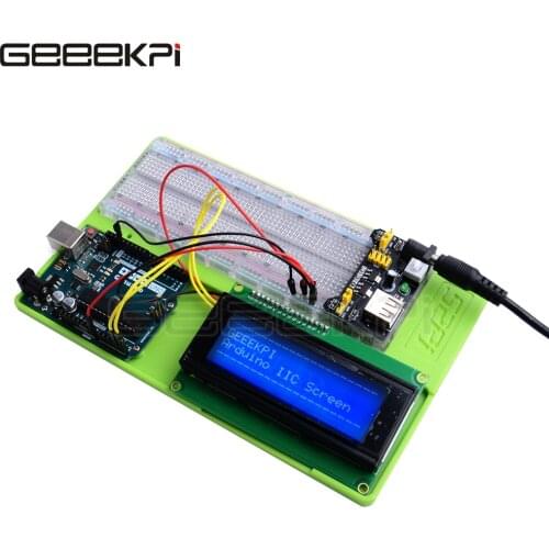 GeeekPi ABS Experiment Holder Kit Platform for Raspberry Pi 4B / 3B+ / 3B / 2B / B+, Zero/W, Mega 2560