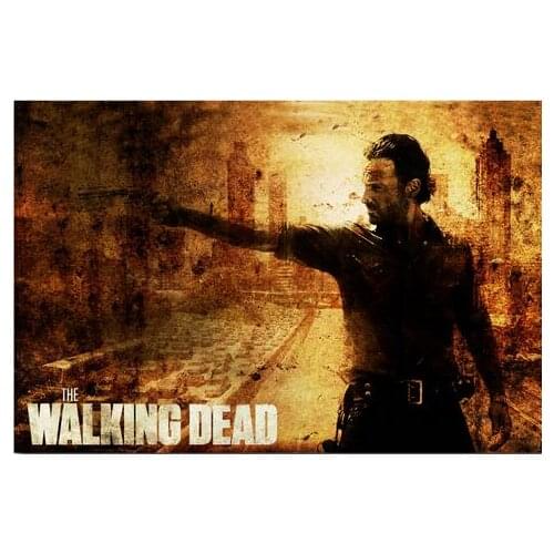 The Walking Dead movie Art Film Print Silk Poster Home Wall Decor 24x36inch