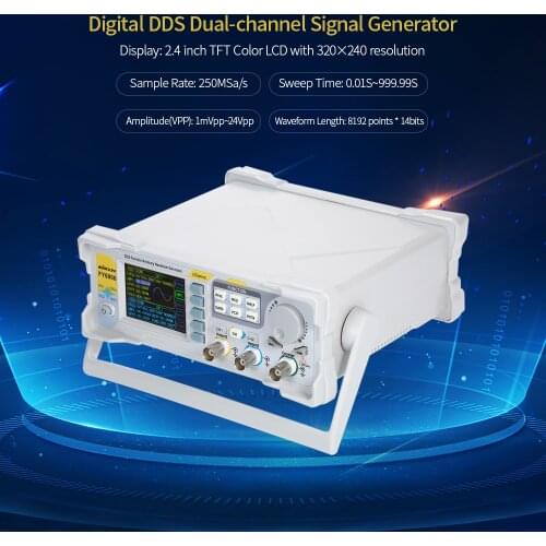 KKmoon FY6900-60M Function Signal Generator High Precision Digital DDS Dual-channel Function Signal/Arbitrary Waveform Generator