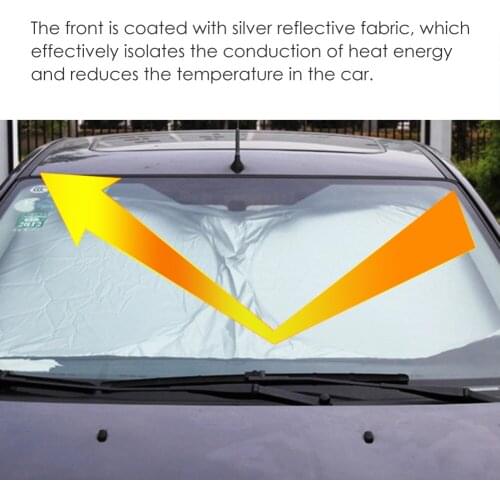 Auto Car Front Rear Window Visor Windshield Block Cover Sun Shade UV Protection Car Sunshade Film Car Sunscreen Car Sun Block