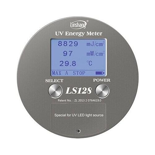 LS128 Handheld Digital Ultraviolet Power Meter for measure temperature UV intensity meter radiometer UV Energy Meter